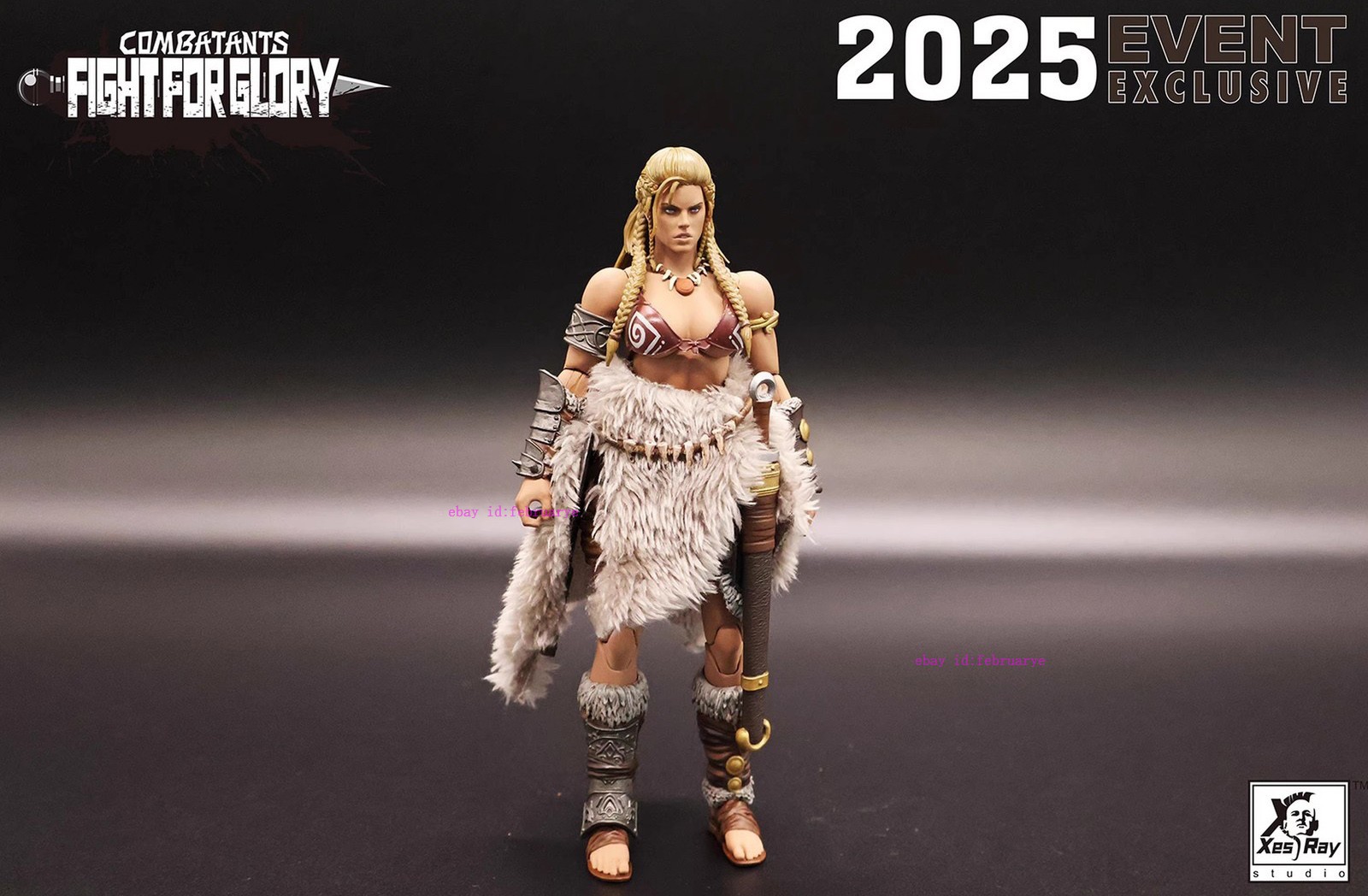 Xesray Studio 1/12 Fight for Glory Combatants Exclusive Gold Hildr Action Figure