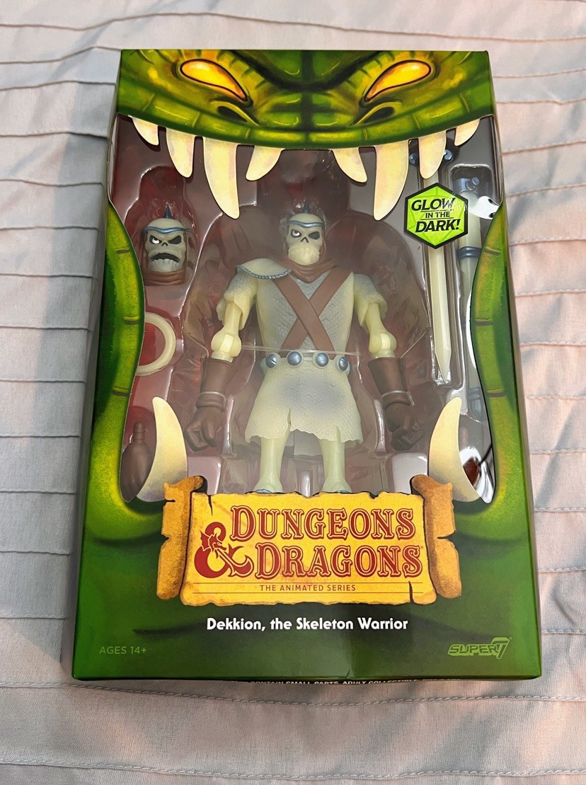 Super 7- Dungeons & Dragons- The Animated Series- Dekkion, The Skeleton Warrior