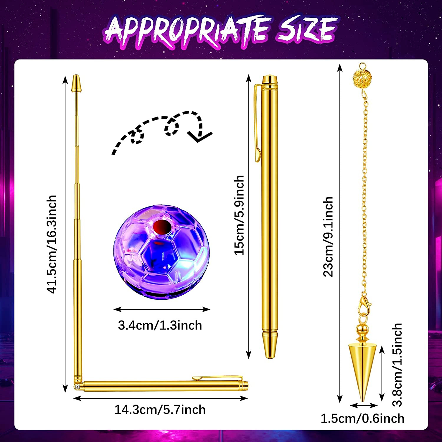 4 Pcs Ghost Hunting Dowsing Rods Copper Set Pen Shaped Gold Spirit Rods Divining