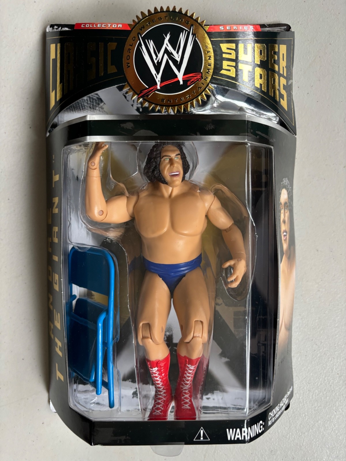 WWE Classic Superstars Andre The Giant Wrestling Figure Series 7 WWF As Shown