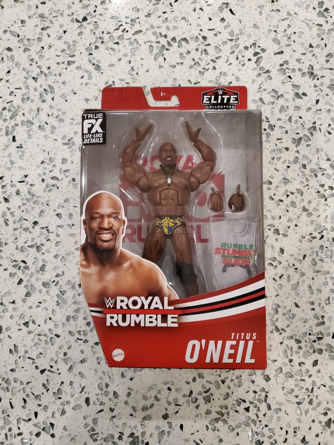 WWE Elite Royal Rumble Titus O&rsquo;Neil New Factory Sealed Mattel