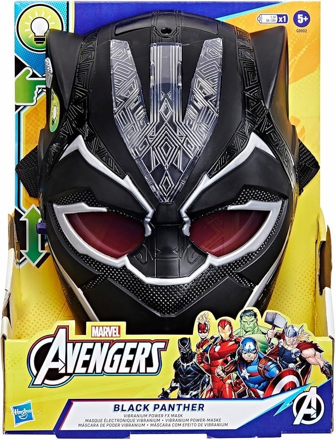Marvel Avengers Black Panther Vibranium Power FX Mask Electronic Role Play Toy