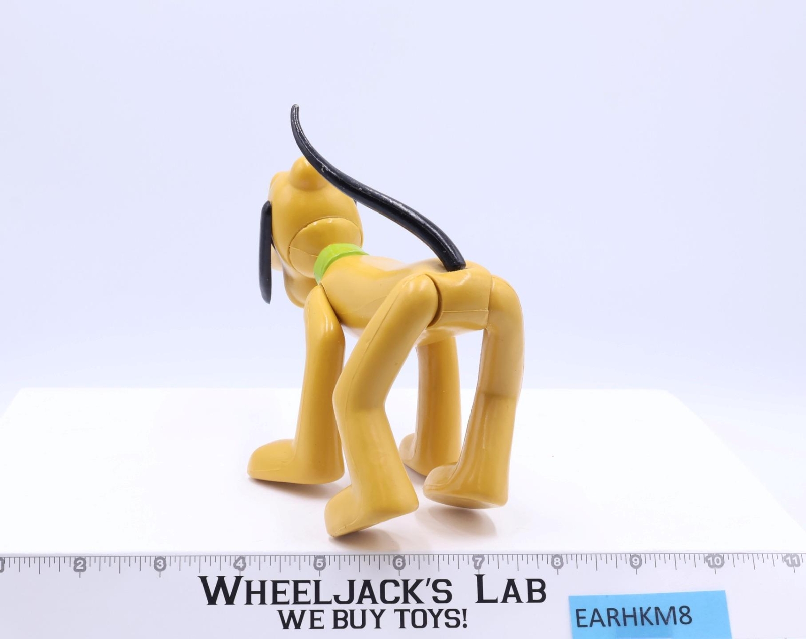 Pluto Walt Disney Store Jointed Hard Plastic 7&Prime;