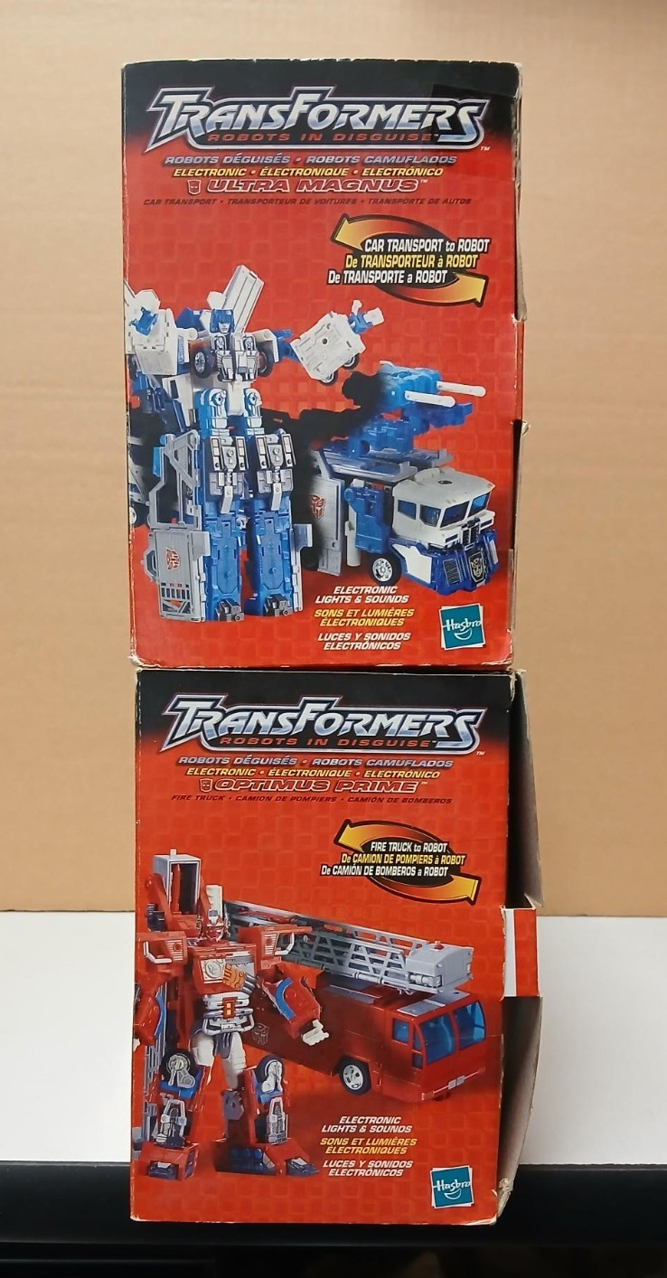 Transformers Robots in Disguise (RID) Optimus Prime & Ultra Magnus 2001
