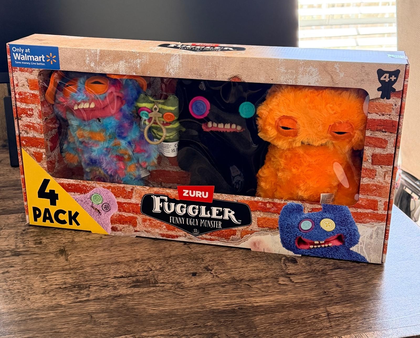 Fuggler Chaos Crew Multipack Walmart Exclusive Zuru Fugglers 4 Pack Plush Toys