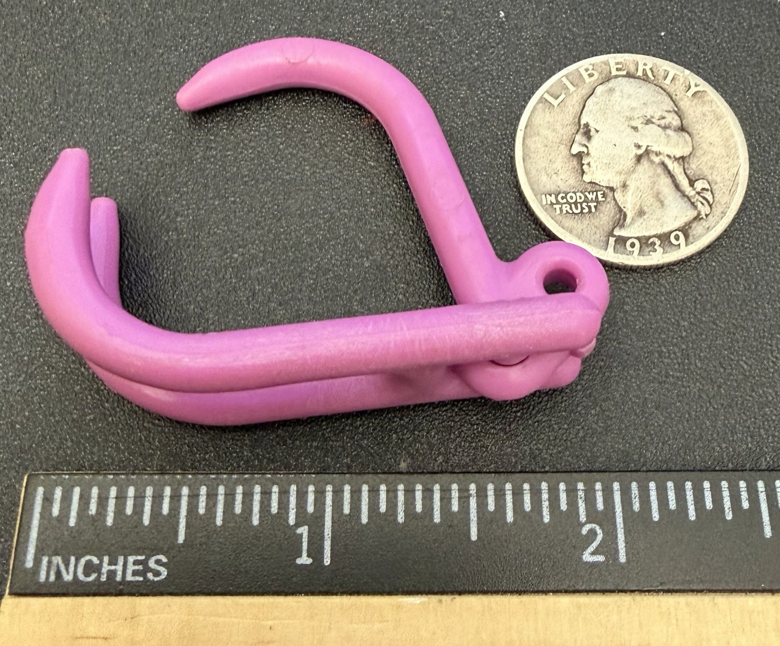 Vintage 1987 Kenner Telepix Silver Hawks Large Sky Shadow Mouth Tongue Claw Part