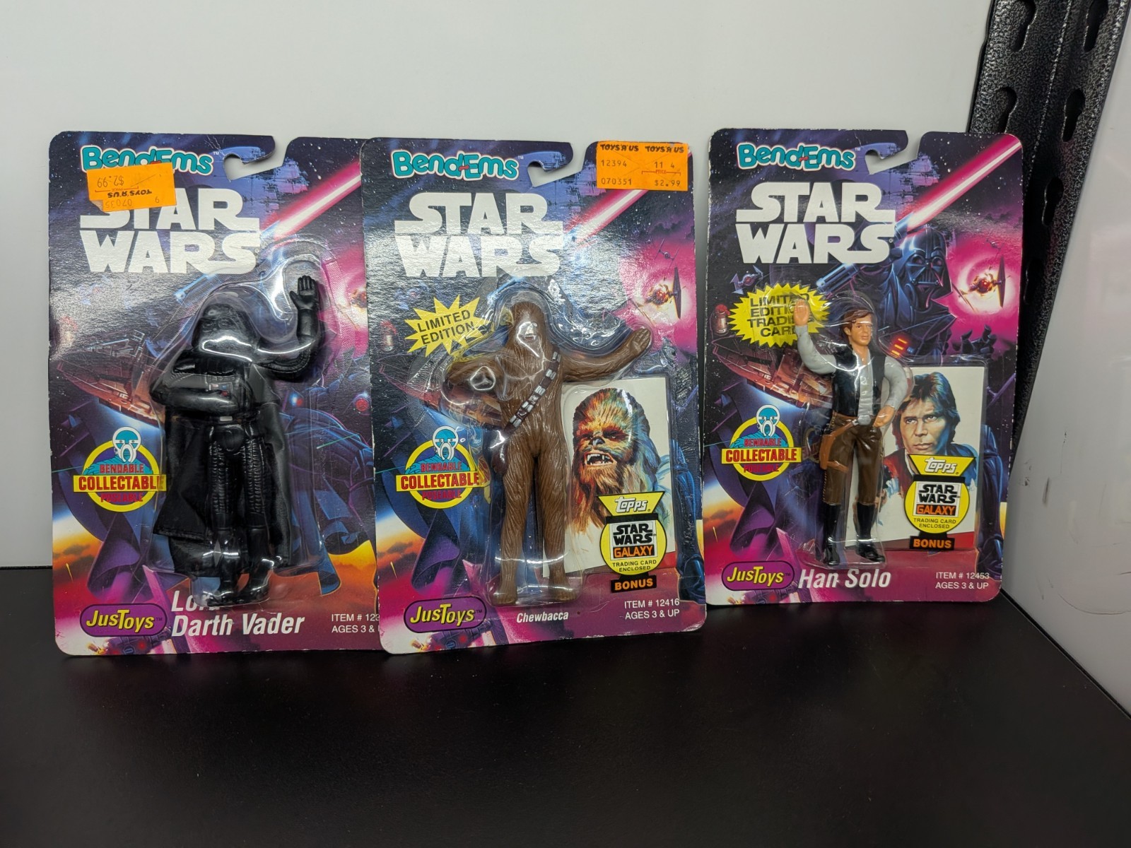 Star Wars Bend-ems Figures Lot of 3
