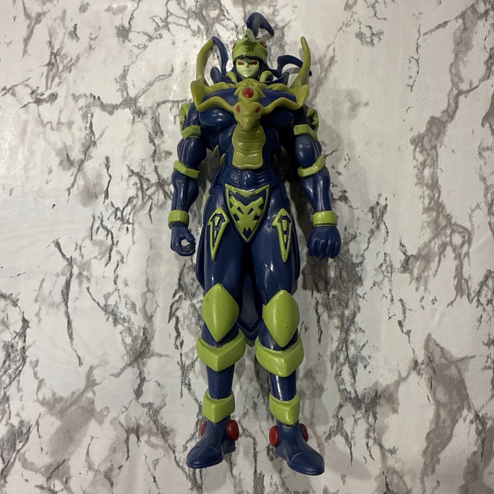 Yu-Gi-Oh Black Luster Soldier Kazuki Takasashi Action Figure 1996 6&Prime; (Hair Cut)