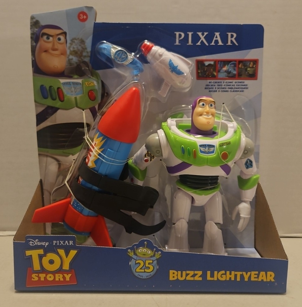 Disney Pixar Toy Story BUZZ LIGHTYEAR Big One Figure Toy Set 25 Year Anniversary