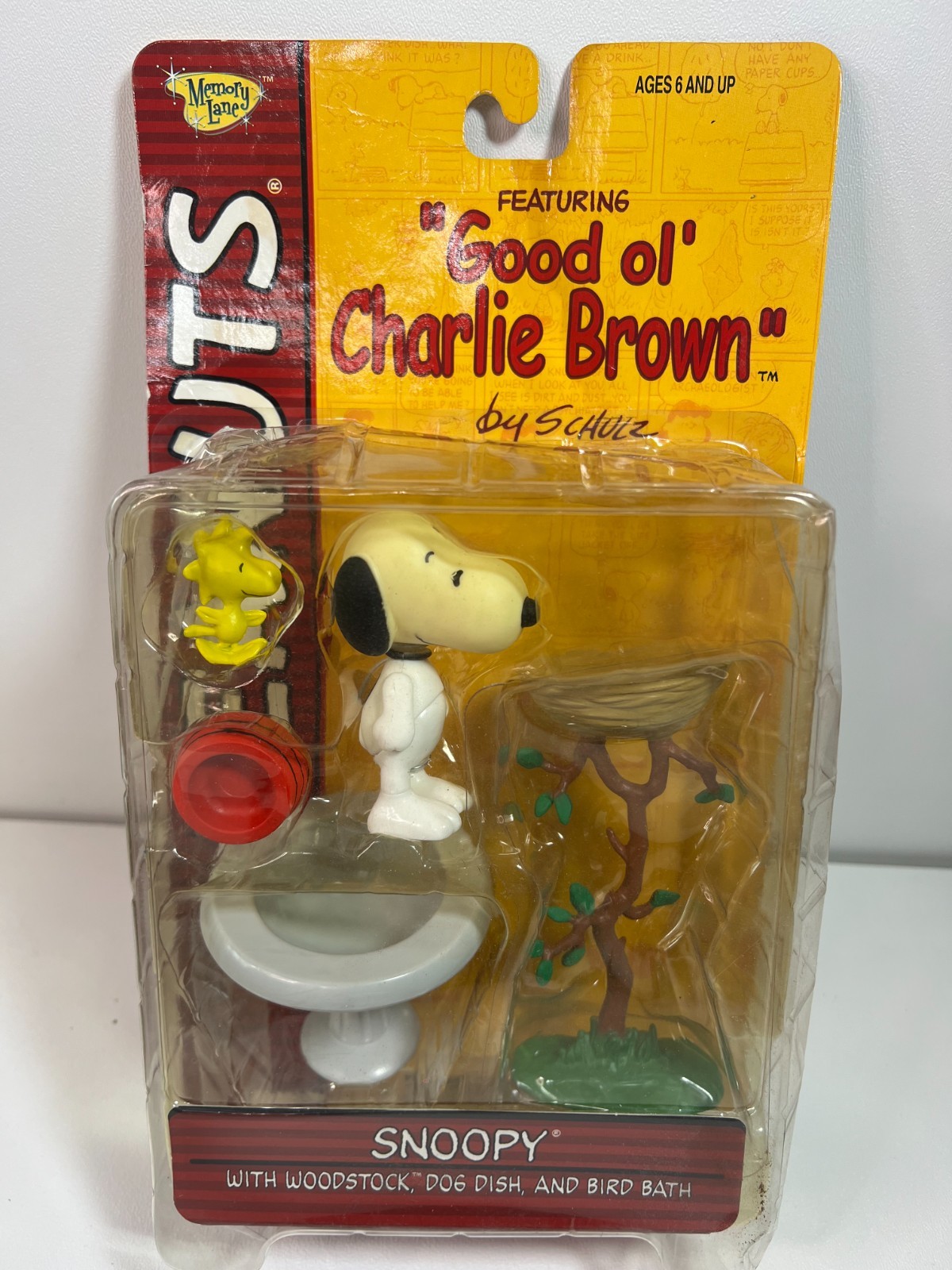Peanuts « Good Ol’ Charlie Brown » Play Set ~ NEW ~ Snoopy and Woodstock Pkg.