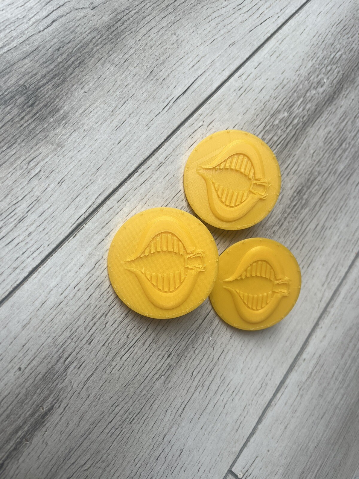 Gi Joe Cobra Stun Hubcap Wheel Covers Set of 3 Custom 3D Printed