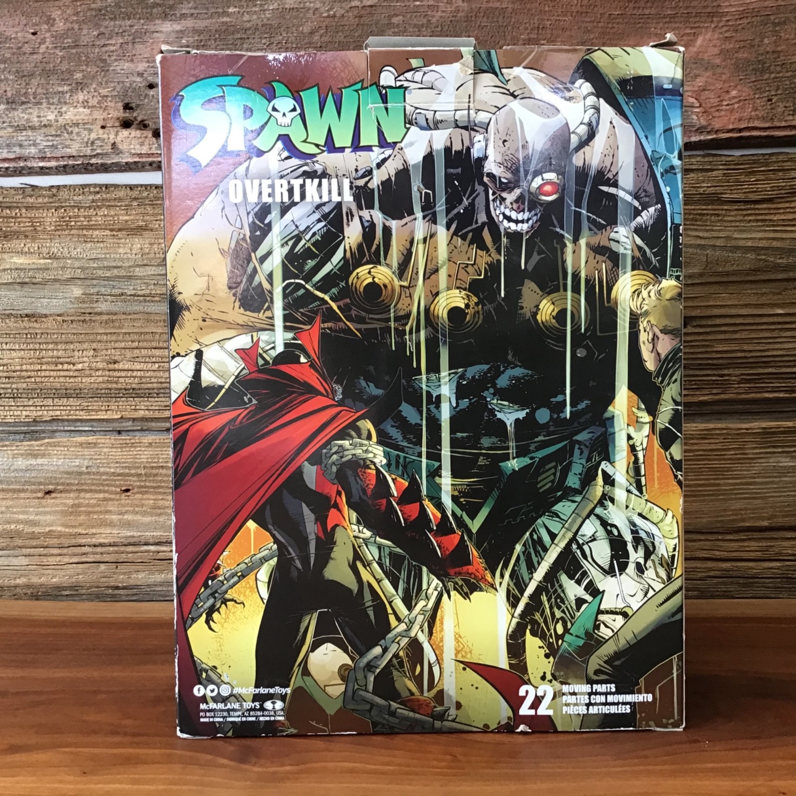 SPAWN OVERTKILL MEGAFIG Action Figure McFarlane Toys Original Packaging