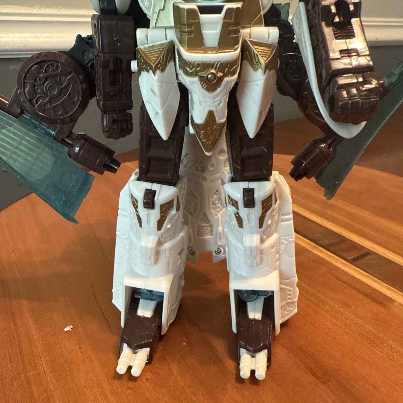 Hasbro Transformers Cybertron Voyager Vector Prime Action Figure Incomplete