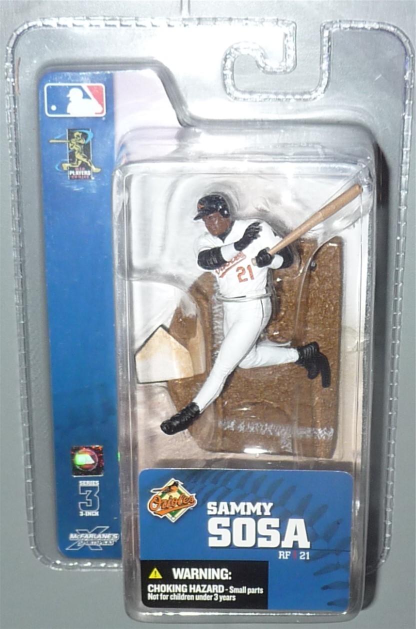 SAMMY SOSA Baltimore Orioles McFarlane MLB 3&Prime; Series 3 Baseball Figure 2005
