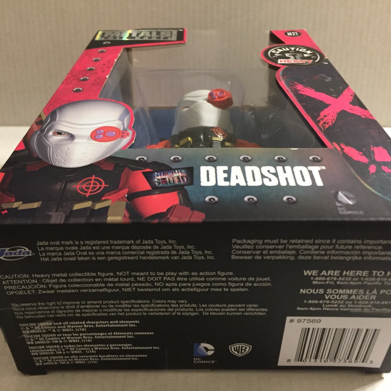 NEW DC Comics Suicide Squad Deadshot 4 » Metal Figure M21