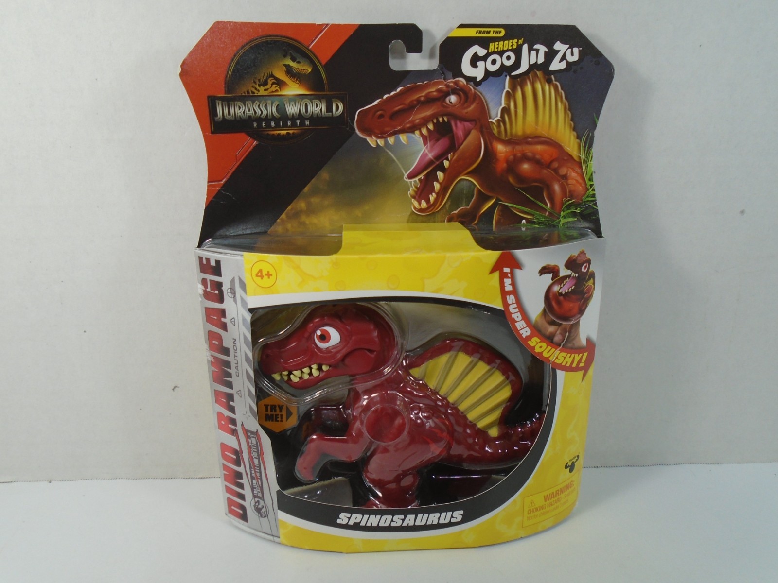 MOOSE TOYS–HEROES OF GOO JIT ZU–JURASSIC WORLD REBIRTH–SPINOSAURUS FIGURE