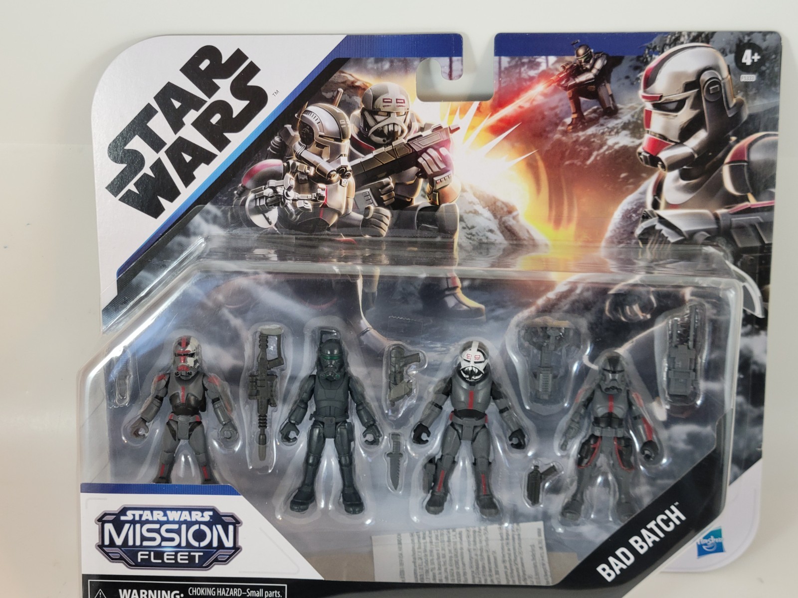 Star Wars Mission Fleet Bad Batch Clone Commando Clash 2.5&Prime; Figures New in Box