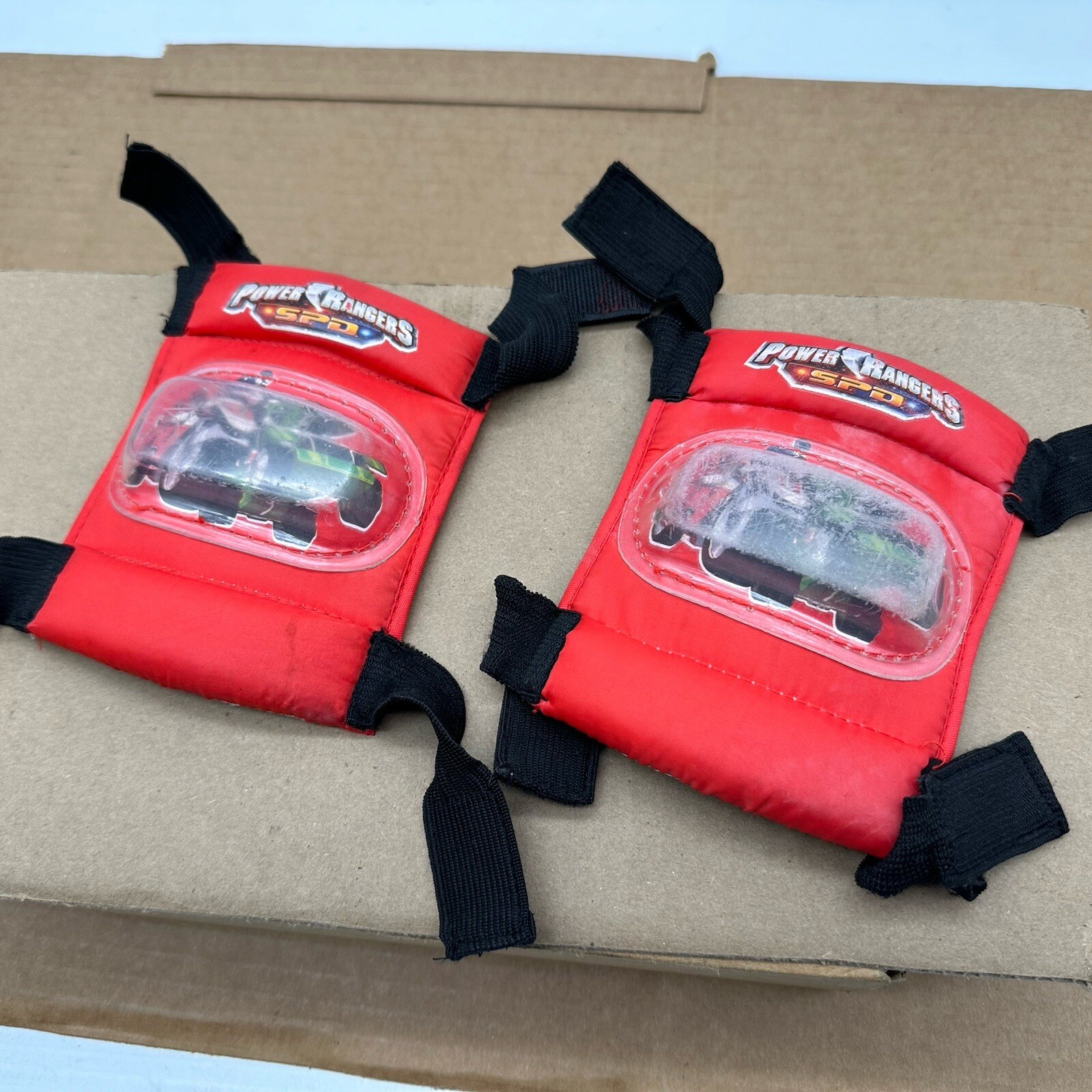 Vintage Power Rangers SPD Red Children’s Kids Youth Elbow Pads
