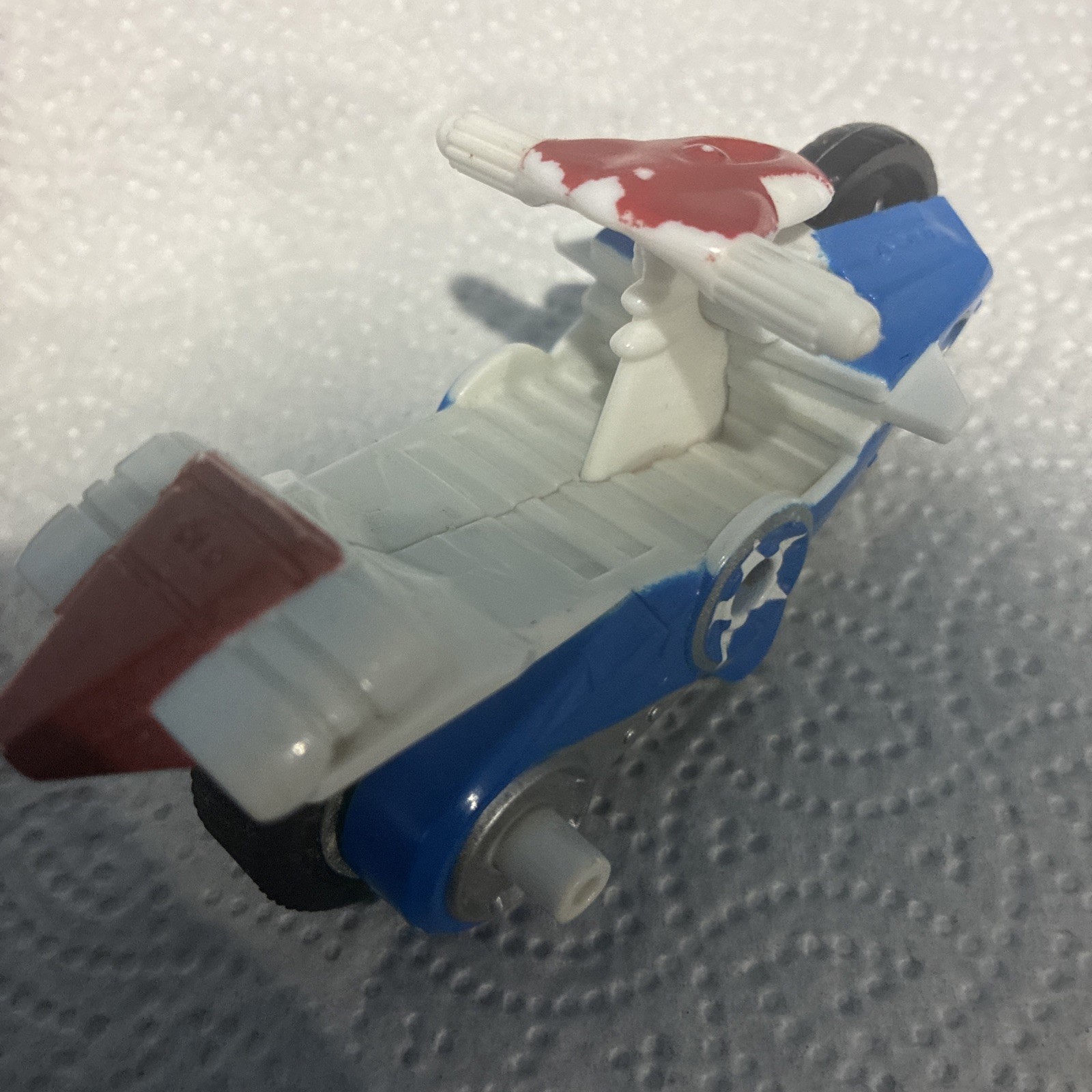 Playskool Marvel Super Heroes Captain America Motorcycle,used Good Condition