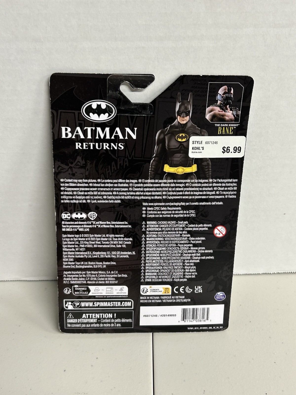 DC 85 YEARS BATMAN « BATMAN RETURNS » 4in Action Figure 2024 SPIN MASTER 2024