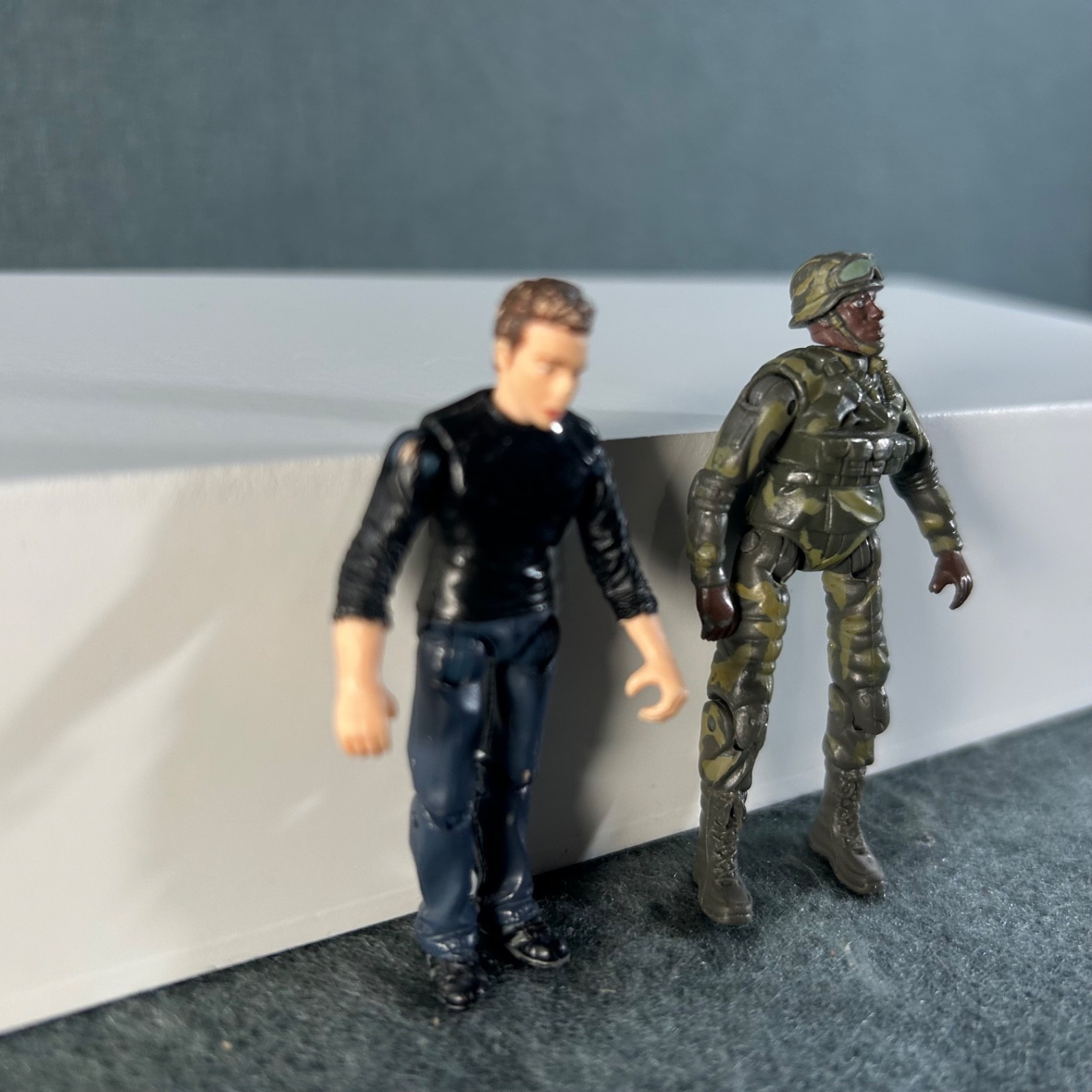 Transformers Sam Witwicky & Tech Sergeant Epps 2.25 Inch Mini Figure Lot Hasbro