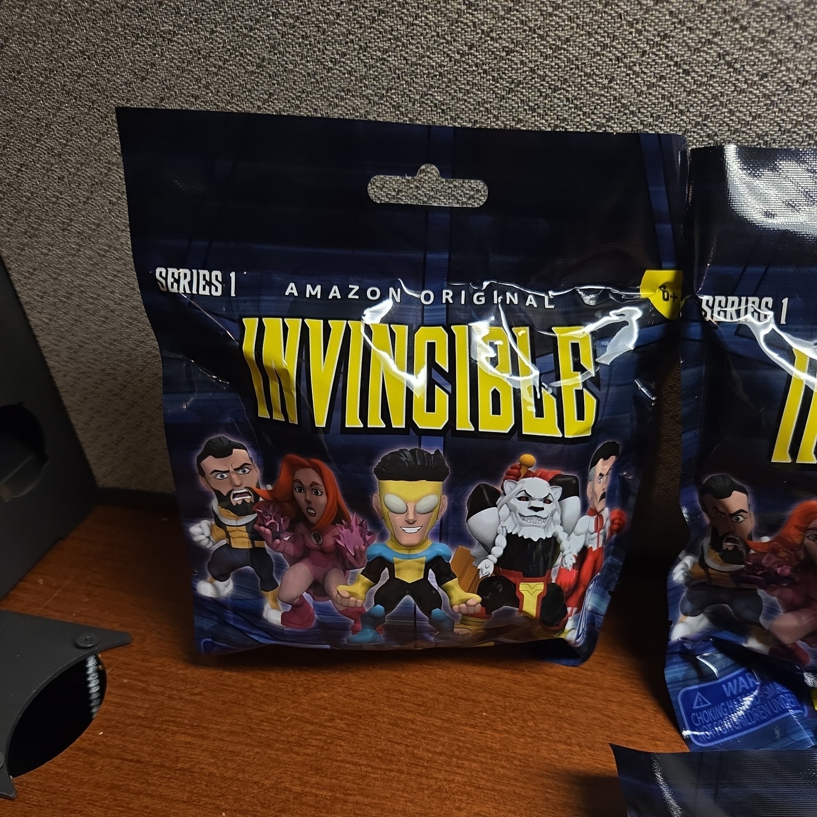 Invincible Series 1 Phatmojo 3” Mini Figure Mystery Blind Box Lot of 2 + 1 open