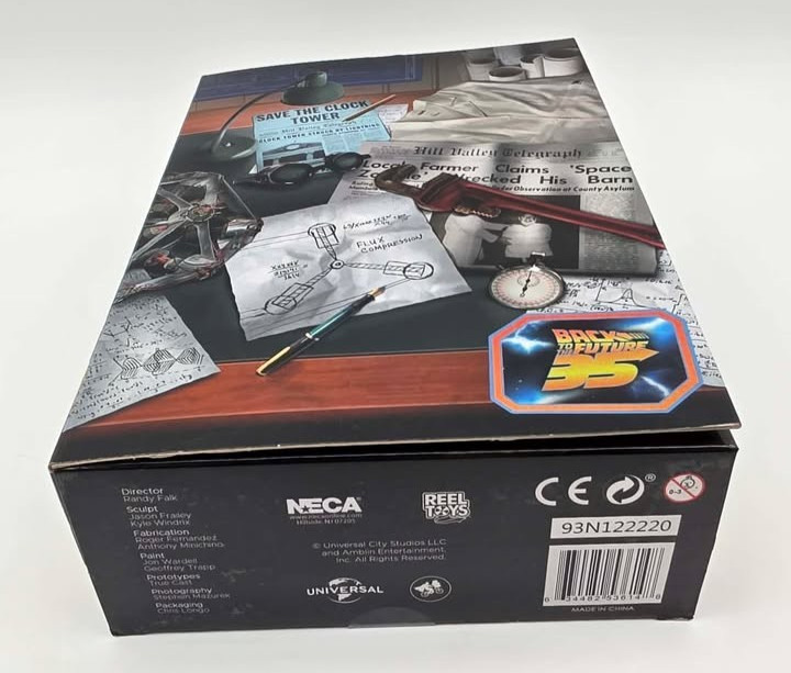 NECA Back to the Future Ultimate Doc Brown 7” Action Figure – NEW SEALED-read