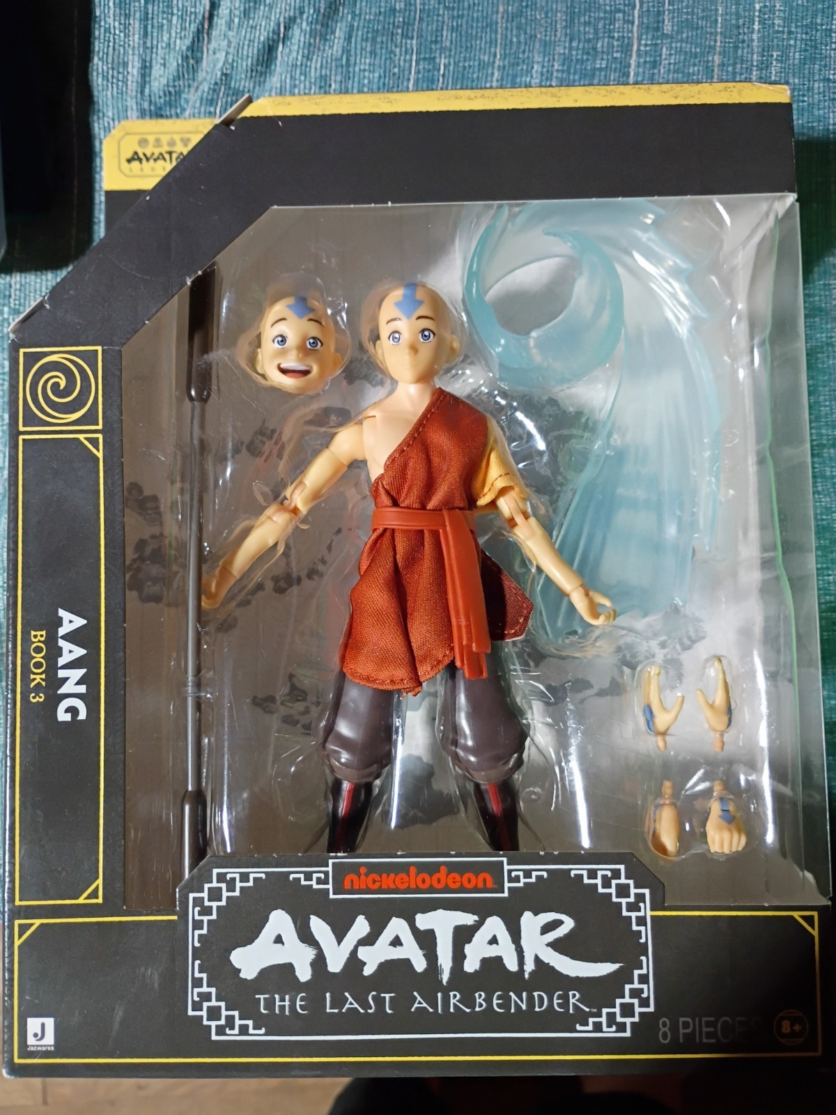 Jazwares Avatar The Last Airbender Aang Book 3 Brand New Sealed Action Figure