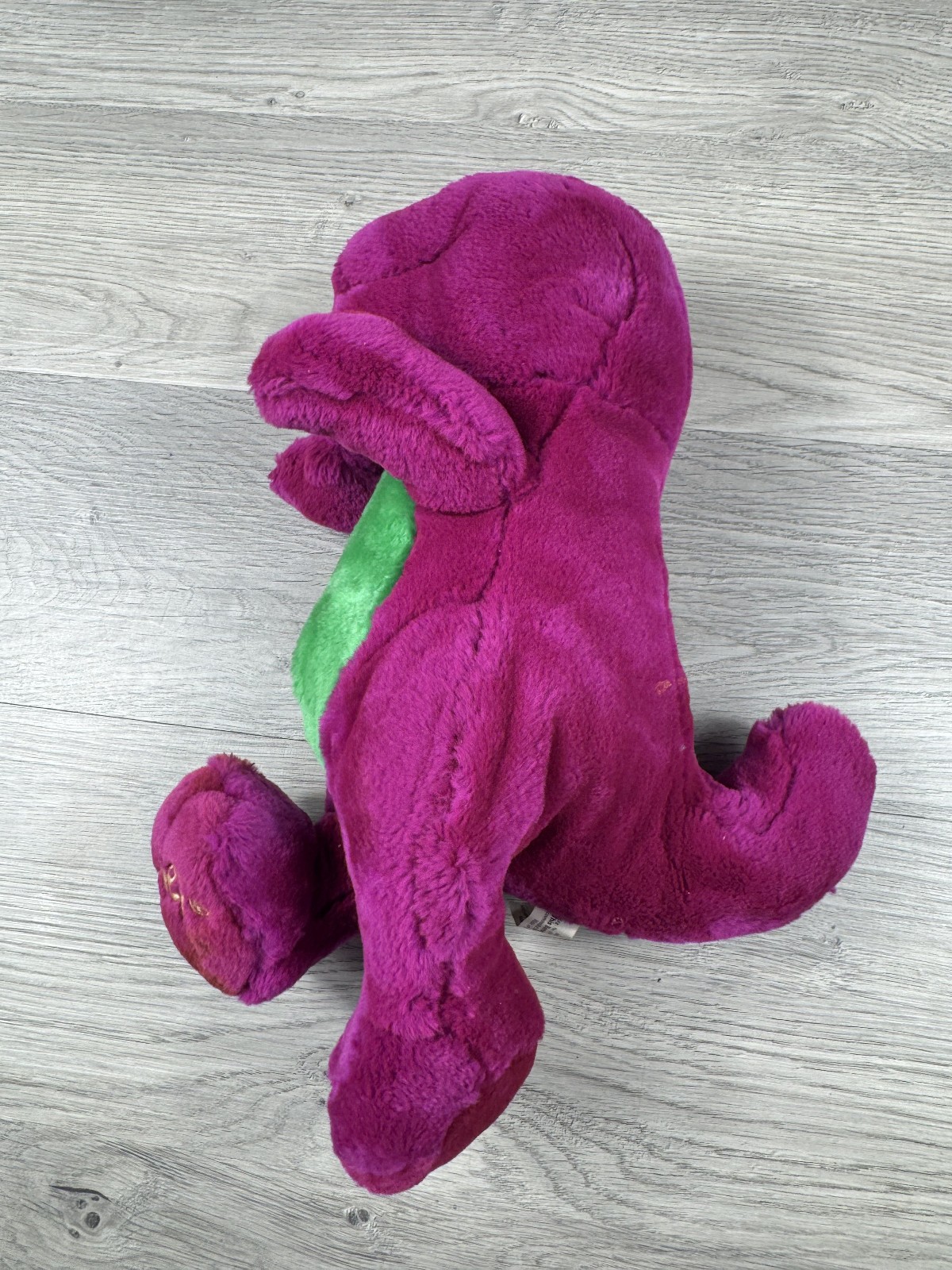 Barney Plush Vintage The Lyons Group 1992 Stuffed Purple Dinosaur Toy Doll 11”