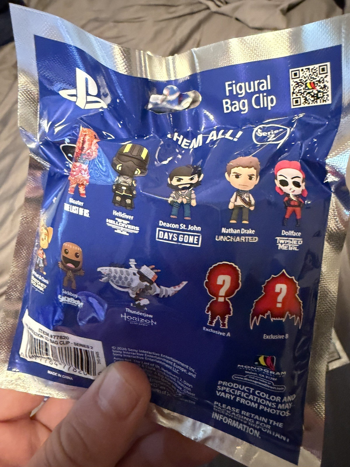 13 UNOPENED! Playstation Figural Bag Clip Keychain Series 2 -READ-