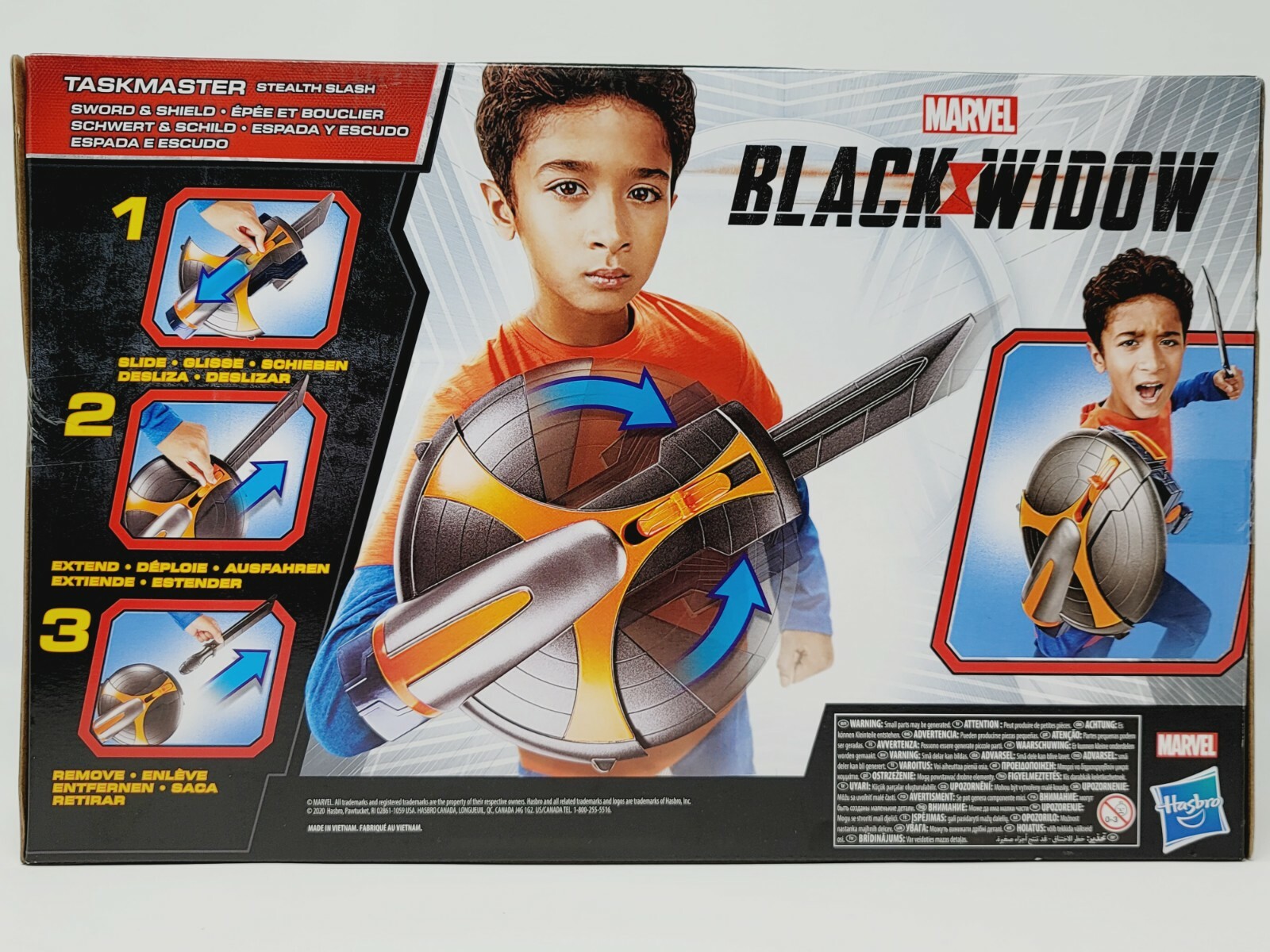 Marvel Black Widow Taskmaster Stealth Slash Sword & Shield Role Play Toy GLOBAL