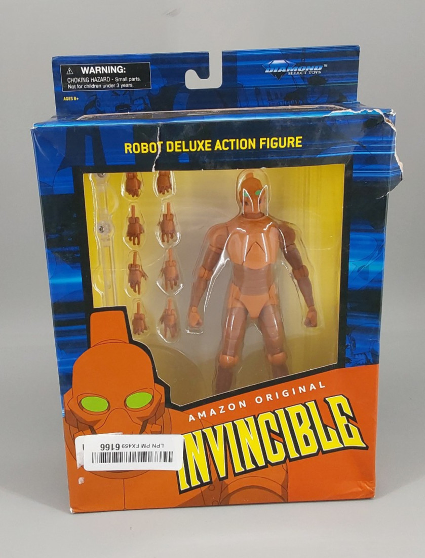 Robot Deluxe Action Figure Invincible Amazon Diamond Select 2022 *DAMAGED BOX*