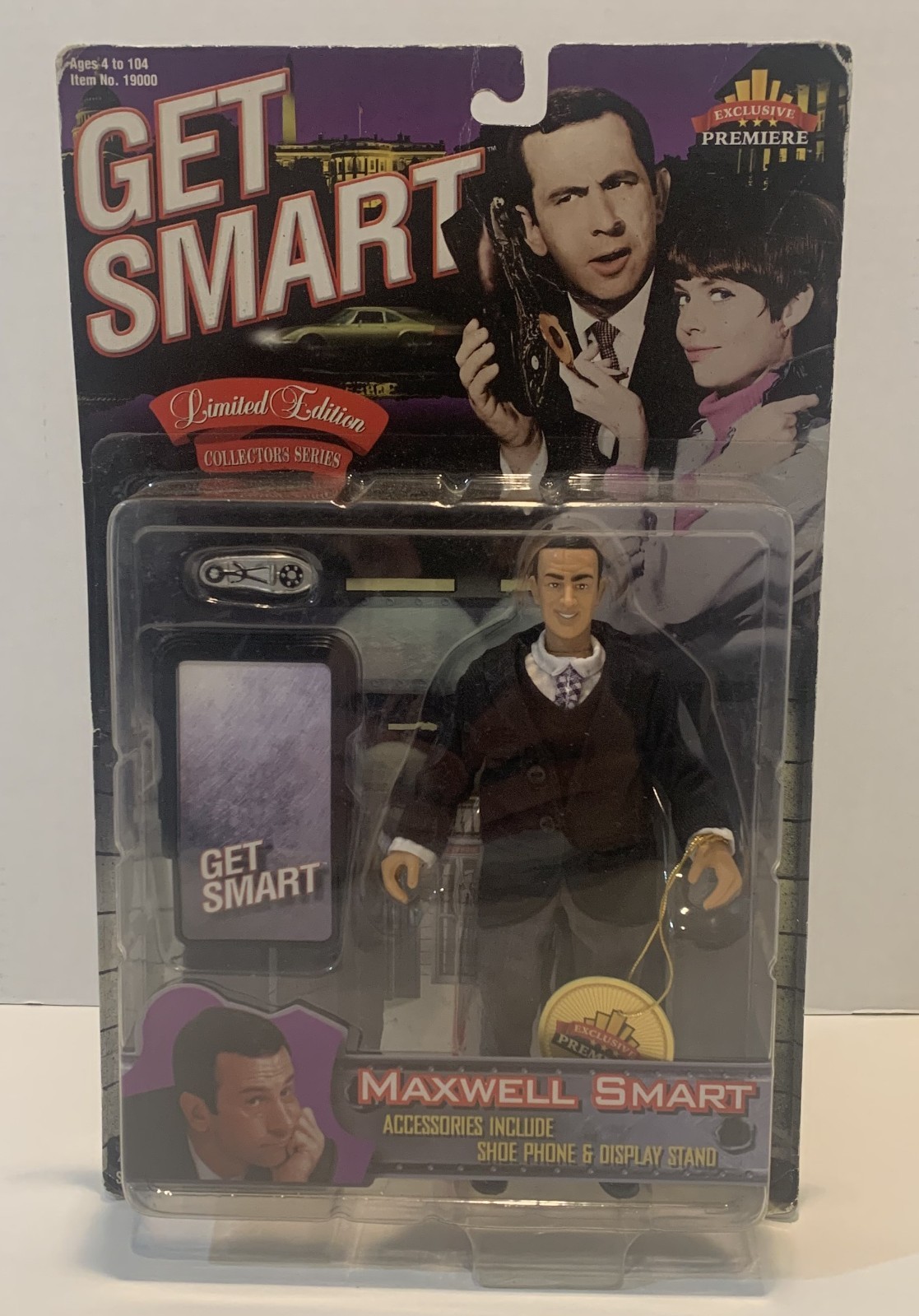 NEW Get Smart Maxwell Smart Action Fig. Limited Edition Collectors Series 1998