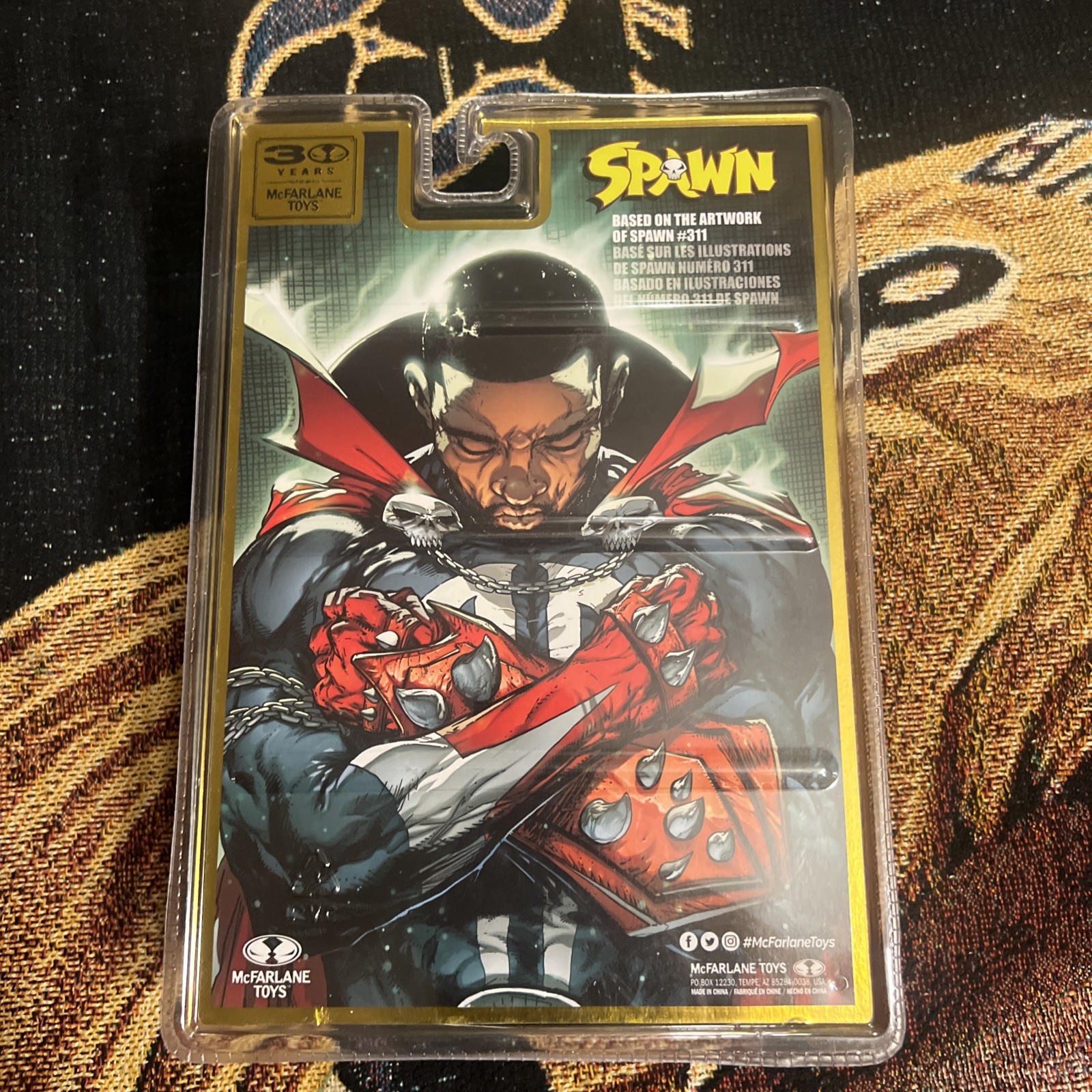 Spawn 30th Anniversary Action Figure Wave 7 Spawn #311 Chadwick Boseman Tribute