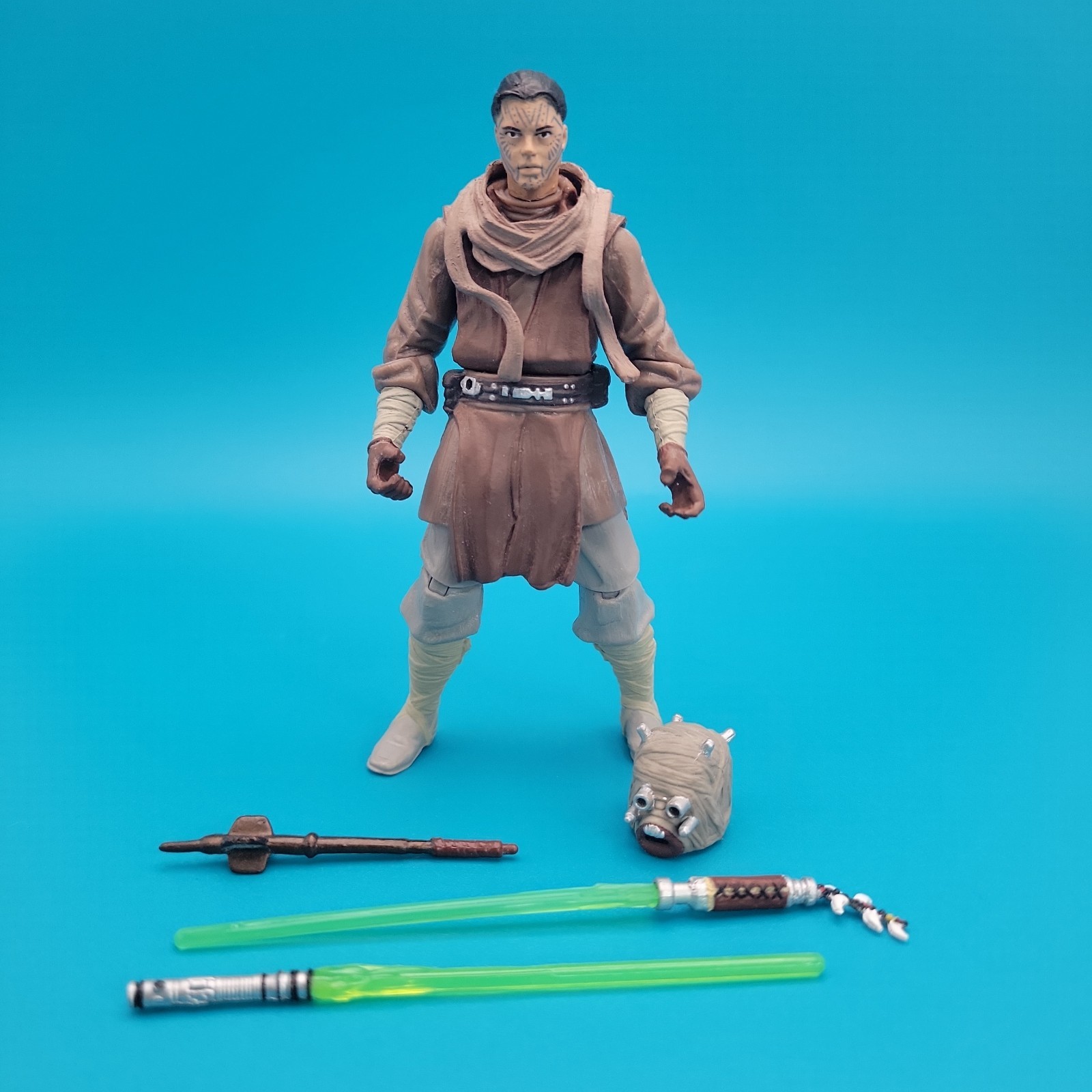 Star Wars 3.75&Prime; 30th Anniversary Comic Pack A&rsquo;Sharad Hett Jedi Loose Complete