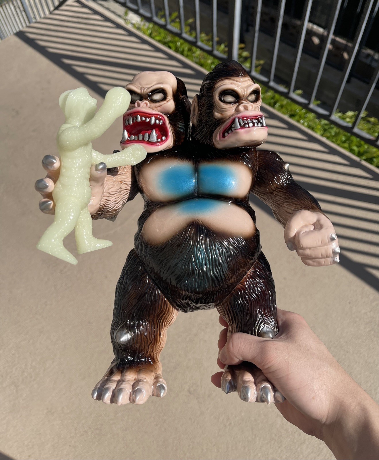HXSXK Kong Gorilla Ju Sofubi Vinyl Figure Replica