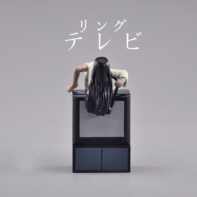 Mini figure for Halloween gift japan The Ring Sadako & TV horror film