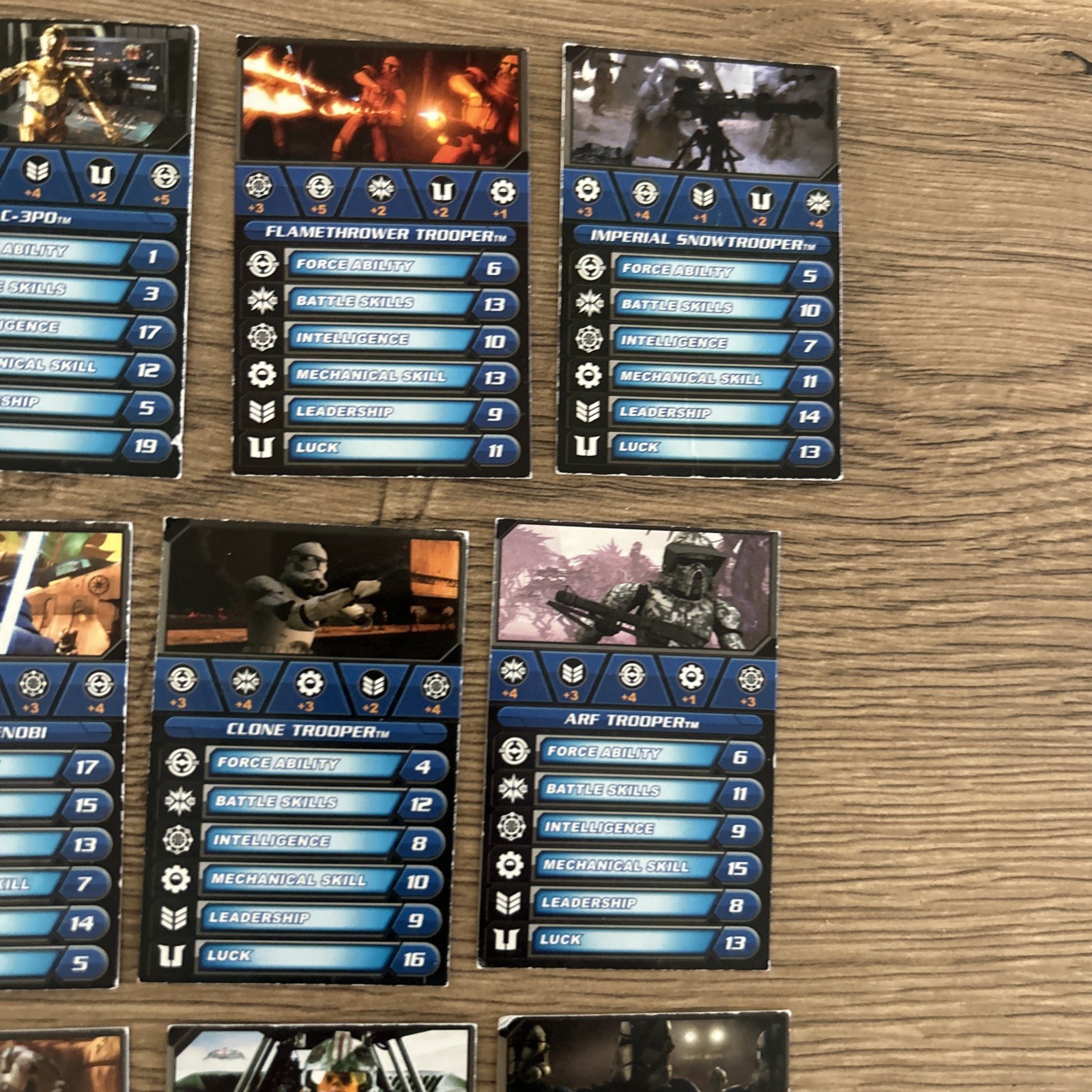 Star Wars Clone Wars Galactic Battle Game Cards Lot of 24