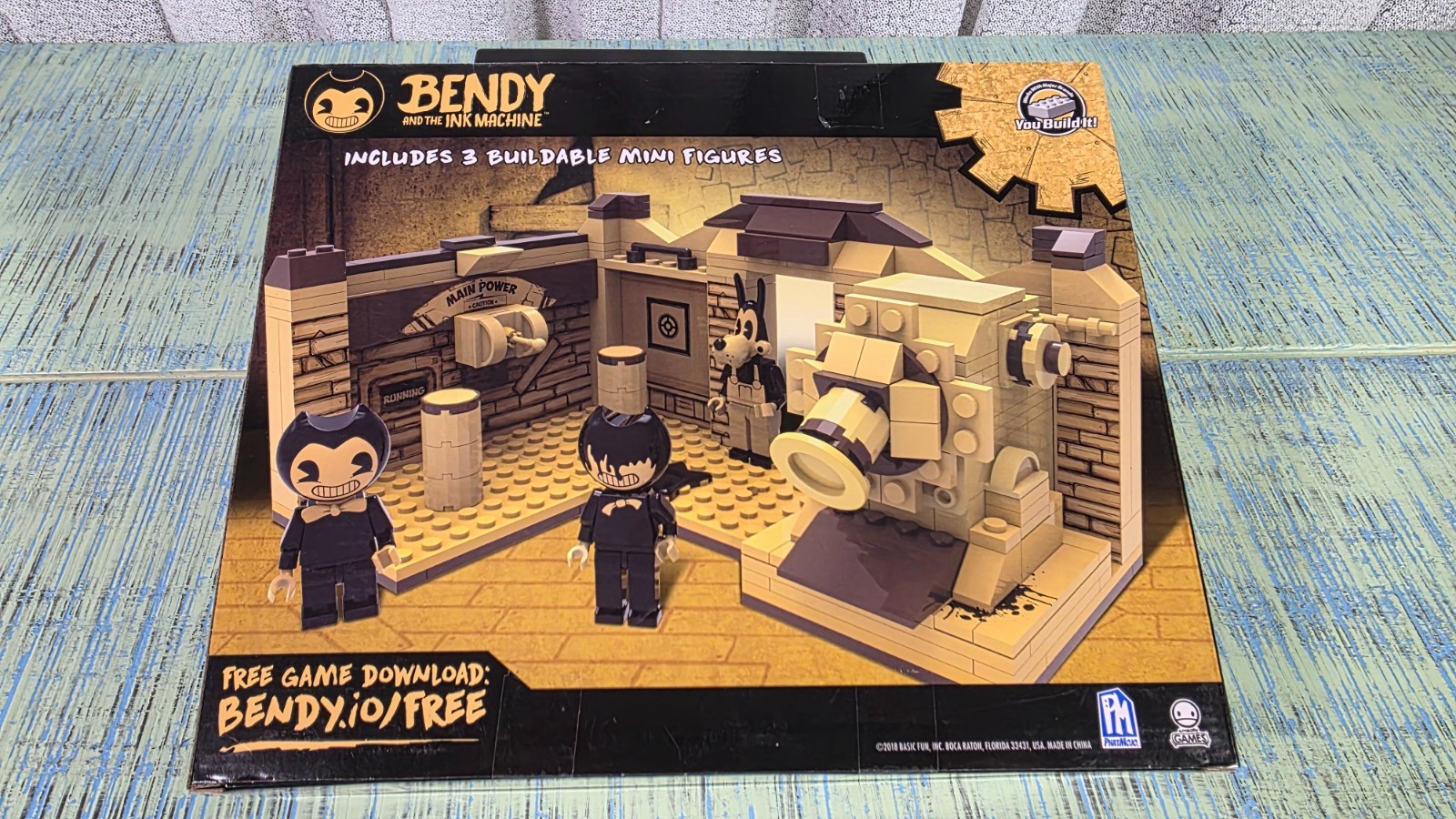 Bendy and The Ink Machine Room Buildable Scene Set Sealed NIB