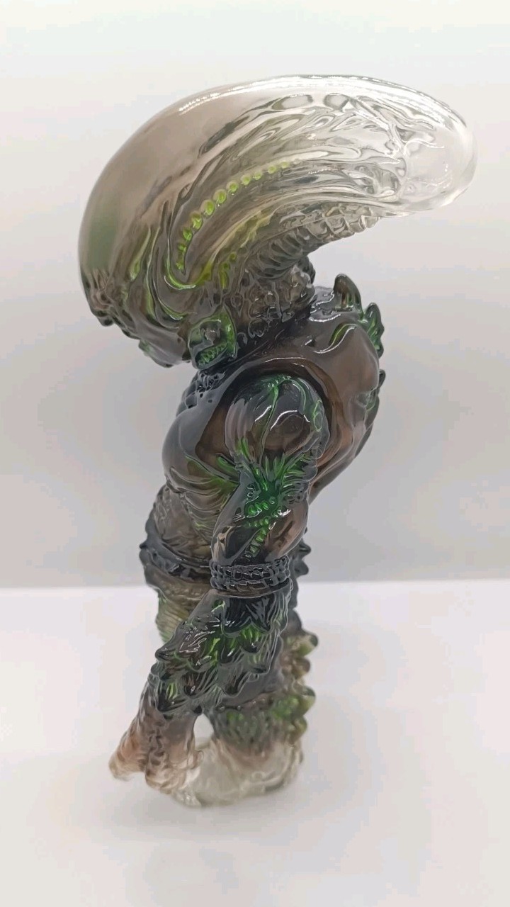 NARK PAGAN KILLER NPK LIBIDO ECHO Alien Green Transparent Sofubi Vinyl *Loose*