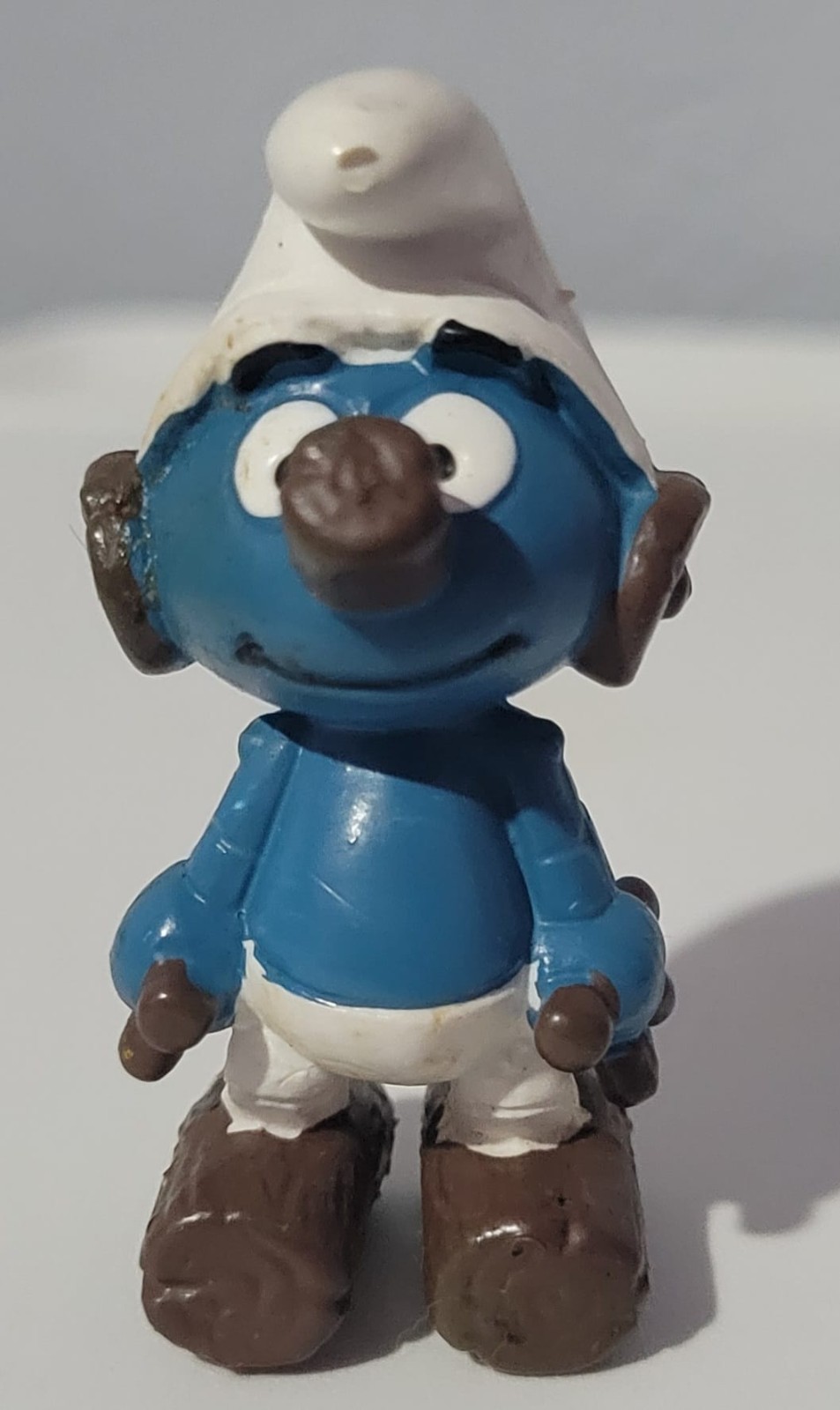 Smurfs 20175 Clockwork Smurf Figure Vtg Schleich Peyo PVC Figurine Robot 1983