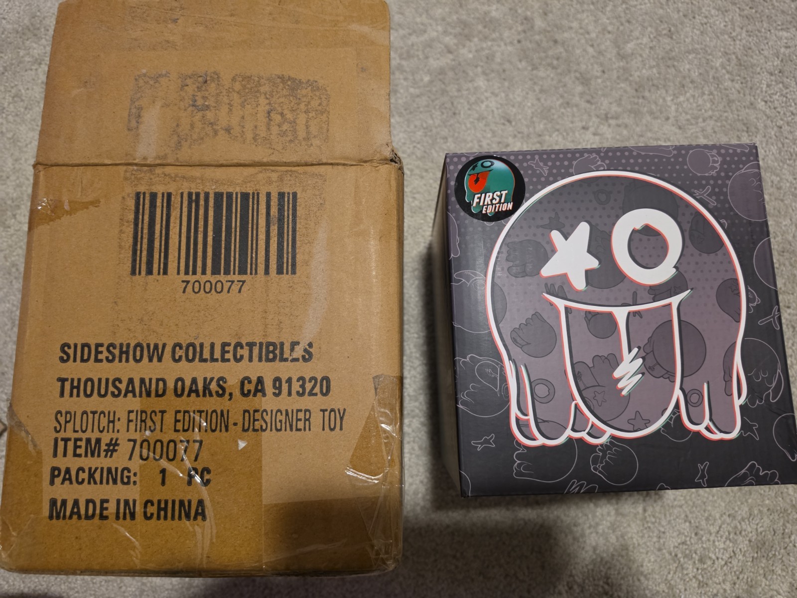 Sideshow Splotch 1st Edition Unruly Industries 6&Prime; Vinyl Figure Designer Toy NIB