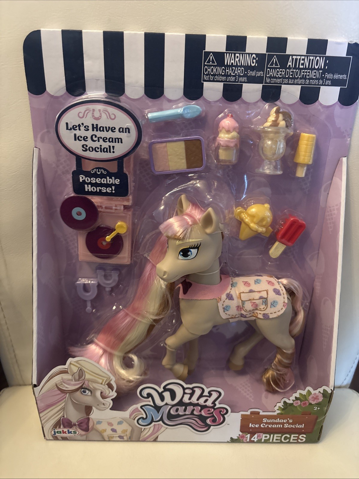WILD MANES SUNDAE&rsquo;S ICE CREAM SOCIAL PONY NEW-SEALED