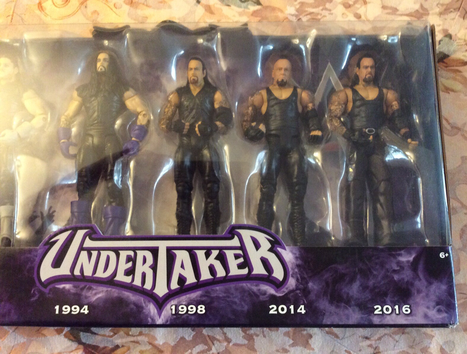 MATTEL WWE 2017 UNDERTAKER 5-PACK ACTION FIGURE 1990,1994,1998,2014,2016 MIP.
