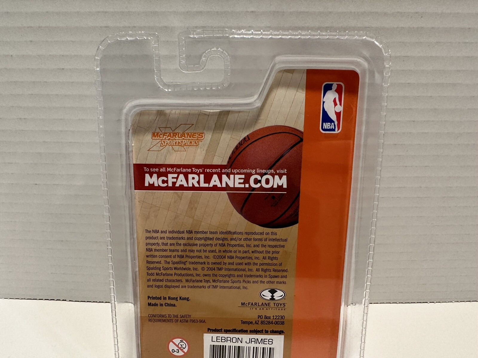 2004 McFarlane NBA LeBron James Cleveland Cavaliers Mini Action Figure 3&Prime; NEW!