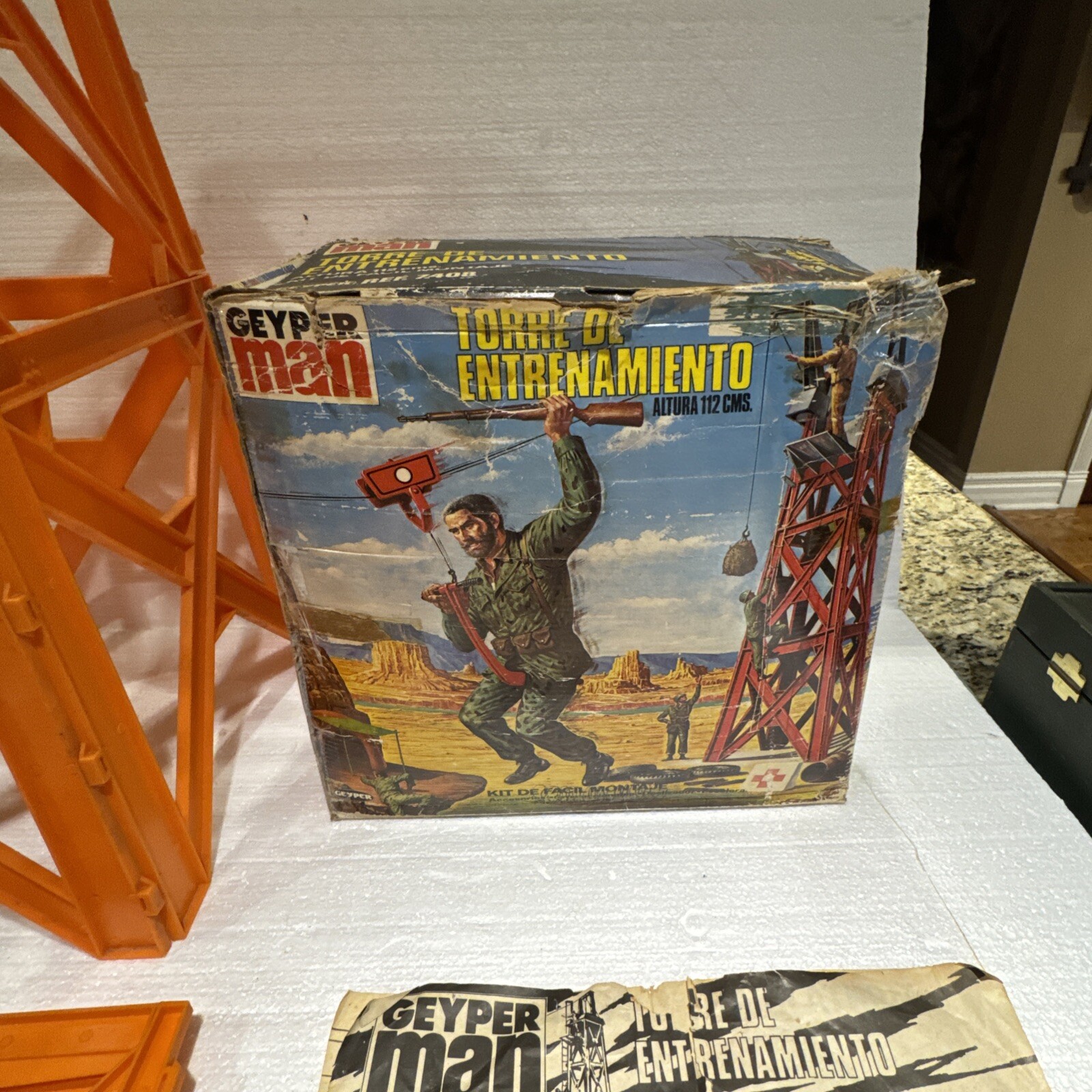 Geyper Man ACTION MAN TRAINING TOWER Spanish Version MANUAL, Not Complete
