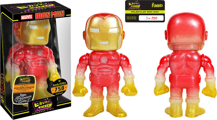FUNKO HIKARI MARVEL MOLECULAR IRON MAN 9&Prime; JAPANESE SOFUBI VINYL HAND CRAFTED