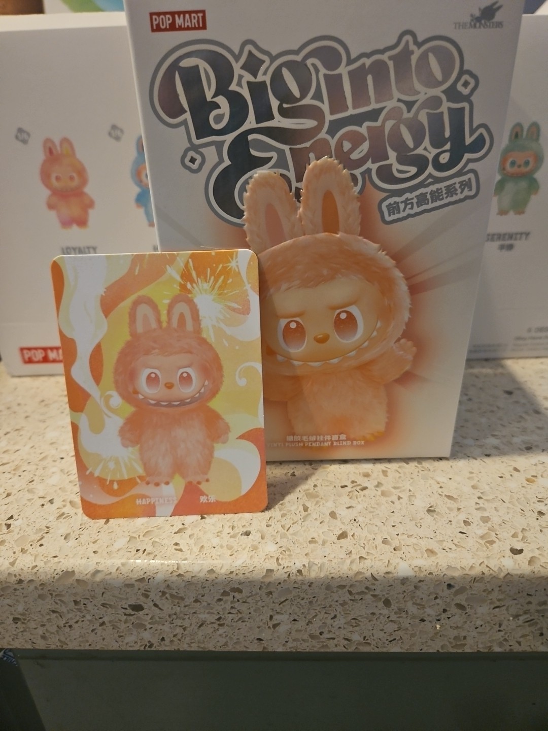 POPMART Big Into Energy Labubu Happiness Confirmed. Authentic.