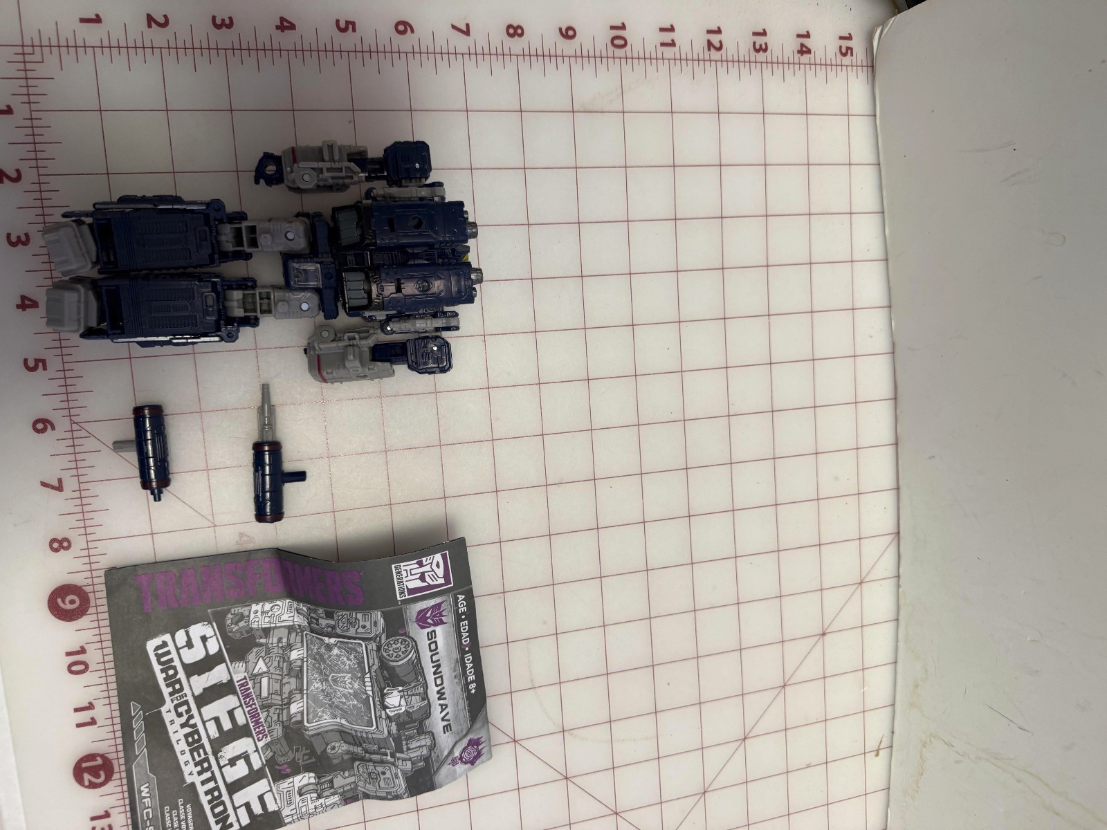 Transformers War for Cybertron Voyager Class Soundwave Action Figure Loose #W1