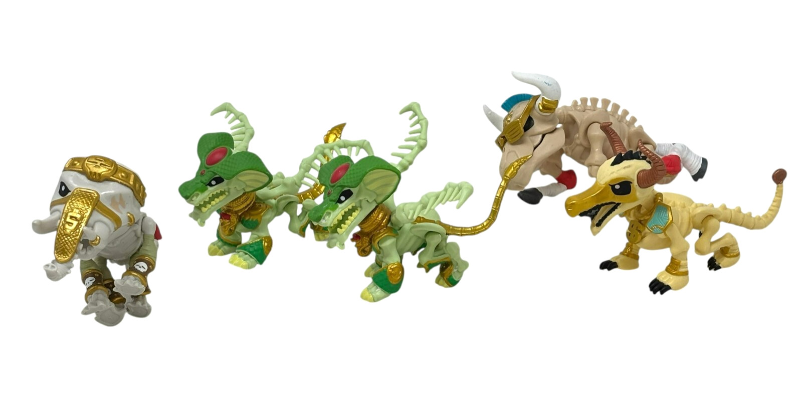 TREASURE X Large Lot Mystical Beasts Figures Weapons Snake Aliens